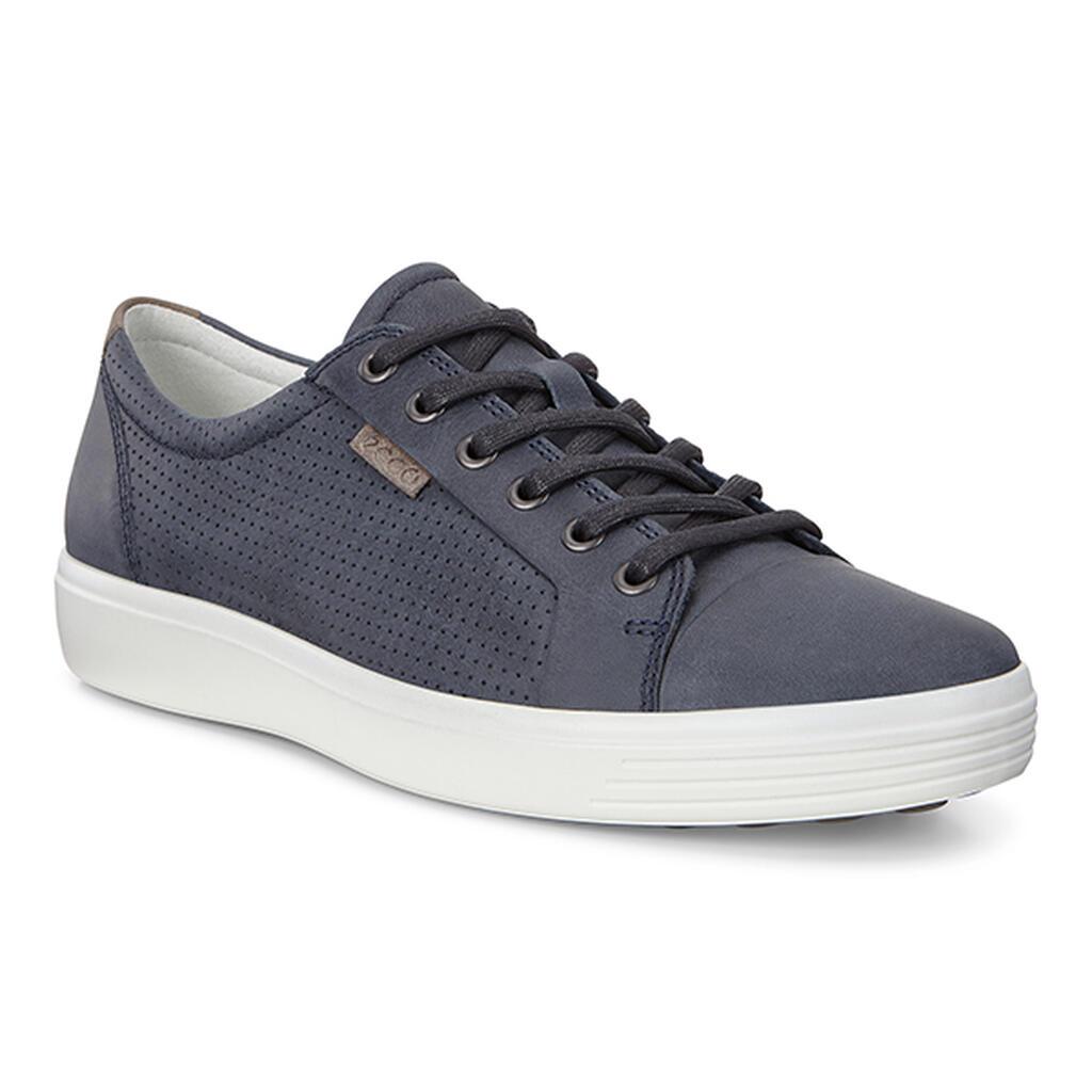 Ecco Soft 7 Mens Sneakers Grey Sale - India VSZ-581324